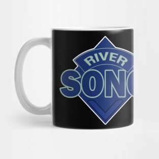 River Song - Doctor Who Style Logo - Spoilers Mug